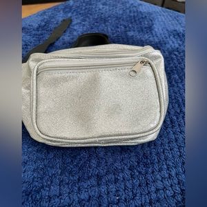 Silver with glitter Fanny pack